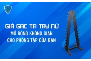 GIÁ GÁC TẠ TAY NỮ - "MỞ RỘNG" KHÔNG GIAN CHO PHÒNG TẬP CỦA BẠN 