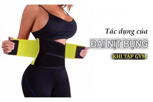 Tác dụng của đai nịt bụng khi tập gym